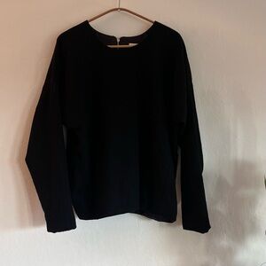 Black Wool Suzanne Rae pullover